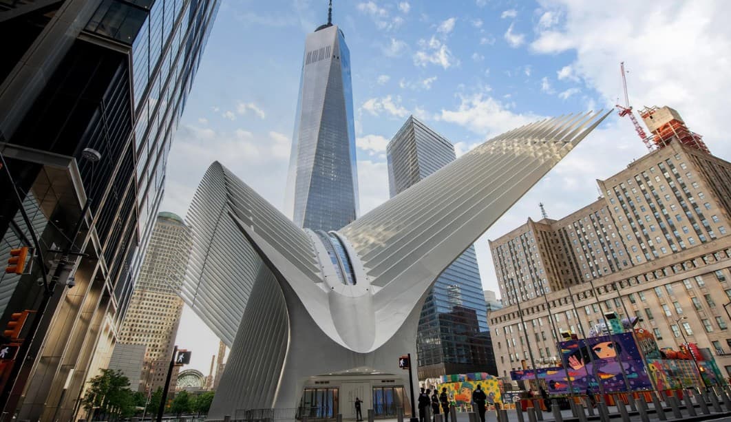 The Oculus and One World Trade Center — the complex where The Canvas 3.0 hosted the session